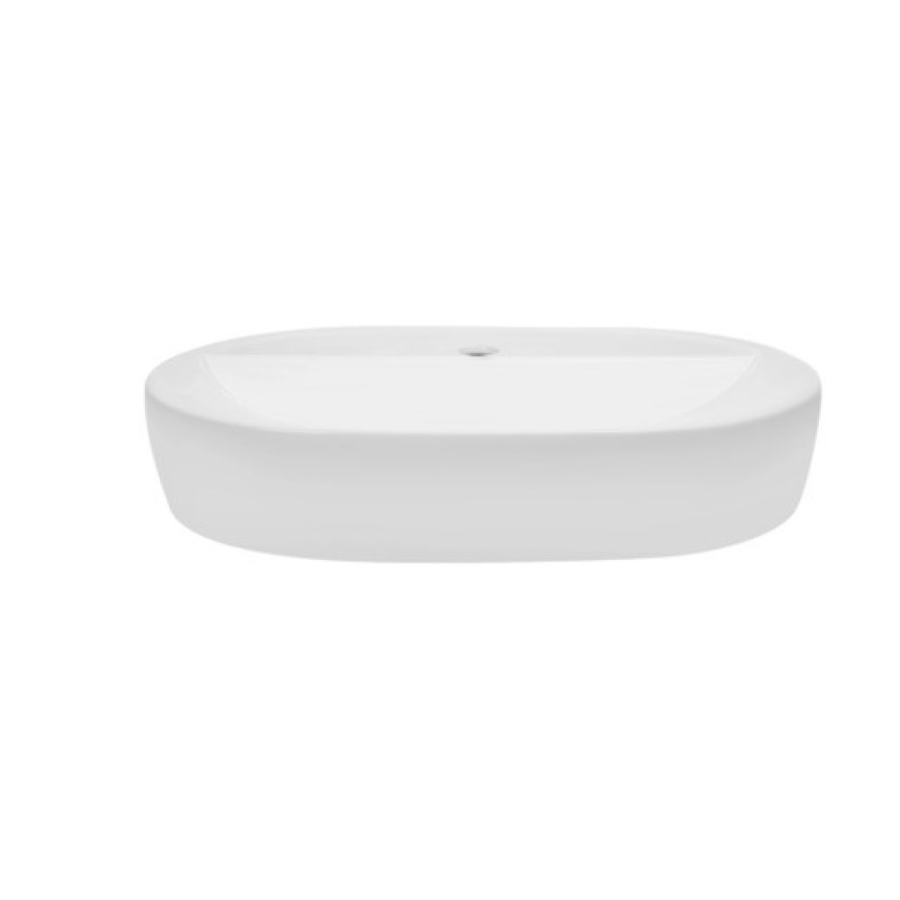 Раковина накладна Mixxus Premium ELLIPSE-0204 з отвором під змішувач (MP6679)