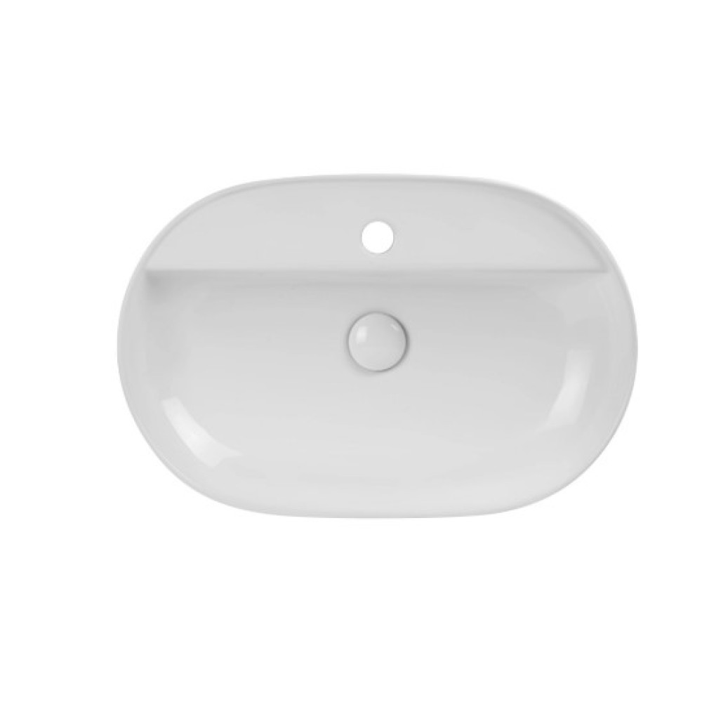 Раковина накладна Mixxus Premium ELLIPSE-0204 з отвором під змішувач (MP6679)