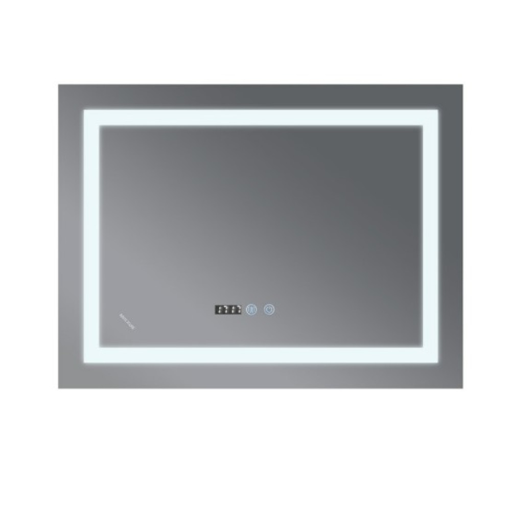 Дзеркало Mixxus Warm MR02-120x80 (годинник, LED-підсвічування, антизапотівання) (MI6001)