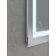 Зеркало Mixxus Warm MR02-100x60 (часы, LED-подсветка, антизапотевание) (MI6003)