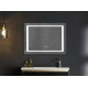 Зеркало Mixxus Style MR03-90x70 (часы, LED-подсветка, антизапотевание) (MI6007)