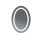 Дзеркало Mixxus Plain MV02-50x70 (годинник, LED-підсвічування, антизапотівання) (MI6010)