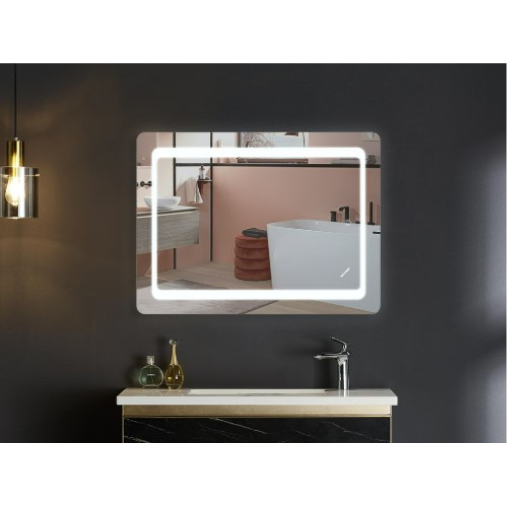 Зеркало Mixxus TWEE MR09-80x60-REVERSE с LED Touch, Anti-fog, димером, регулировкой яркости (MI6660)