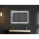 Зеркало Mixxus TWEE MR09-80x60-REVERSE с LED Touch, Anti-fog, димером, регулировкой яркости (MI6660)