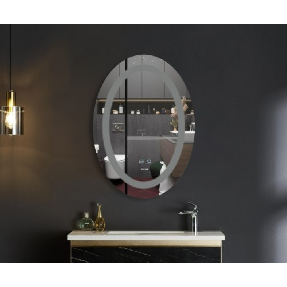 Зеркало Mixxus PLAIN MV03-50x70 с LED Touch, Anti-fog, димером, регулировкой яркости (MI6664)