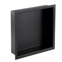 Полиця-ніша для ванної кімнати Mixxus Premium NICHE-0101 BLACK із нержавіючої сталі SUS304 (MI6678)
