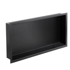 Полка-ниша для ванной комнаты Mixxus Premium NICHE-0102 BLACK из нержавеющей стали SUS304 (MI6680)