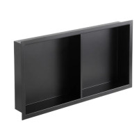 Полка-ниша для ванной комнаты Mixxus Premium NICHE-0103 BLACK из нержавеющей стали SUS304 (MI6682)