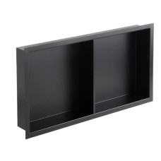 Полка-ниша для ванной комнаты Mixxus Premium NICHE-0103 BLACK из нержавеющей стали SUS304 (MI6682)