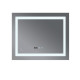 Зеркало Mixxus WARM MR02-80x80 с LED Touch, Anti-fog, димером, регулировкой яркости, часами (MI6934)