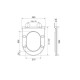 Сидіння для унітазу Mixxus Premium Seat Cover Bevel-2007 швидкознімне з мікроліфтом (MP6717)