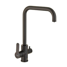 Смеситель для кухни Mixxus DAX-021-G Black с выходом для питьевой воды (MI6078)