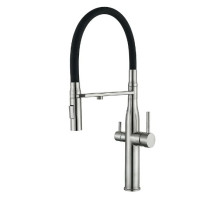 Змішувач для кухні Mixxus на дві води VTM-021 Refl.Black SUS304 (MI6087)