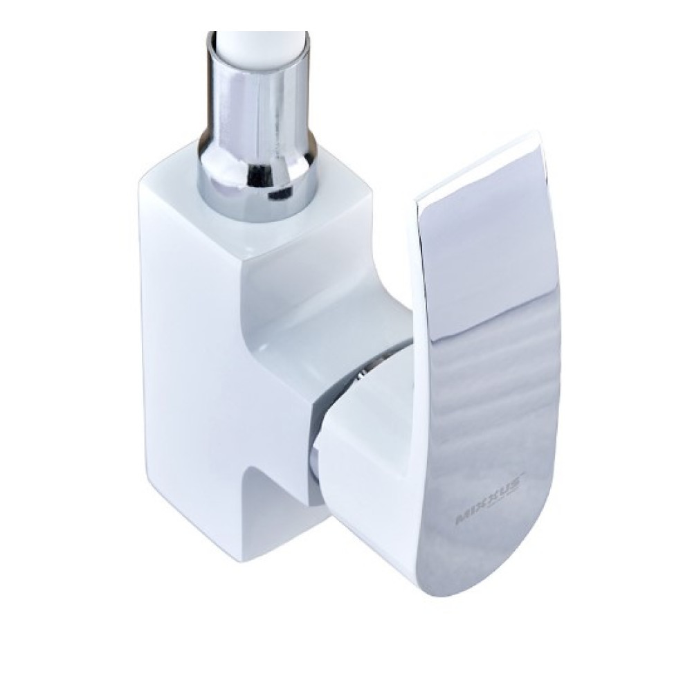 Змішувач для кухні Mixxus Magnum 011 (Nut) White-CHR.Refl.White (MI6204)
