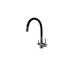 Смеситель для кухни Mixxus SUS-021 GRAPHITE REFL.BLACK с выходом для питьевой воды (MI6215)
