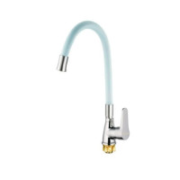 Змішувач для кухні Mixxus SOP4-146 Reflector White з білим силіконовим виливом (MI6491)