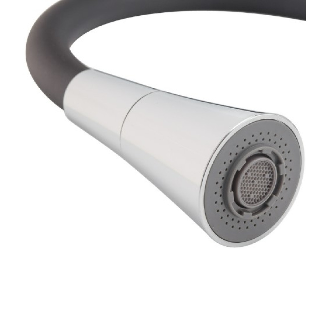 Змішувач для кухні Mixxus Premium Matis 011-T (NUT) Refl.Black (MI8266)