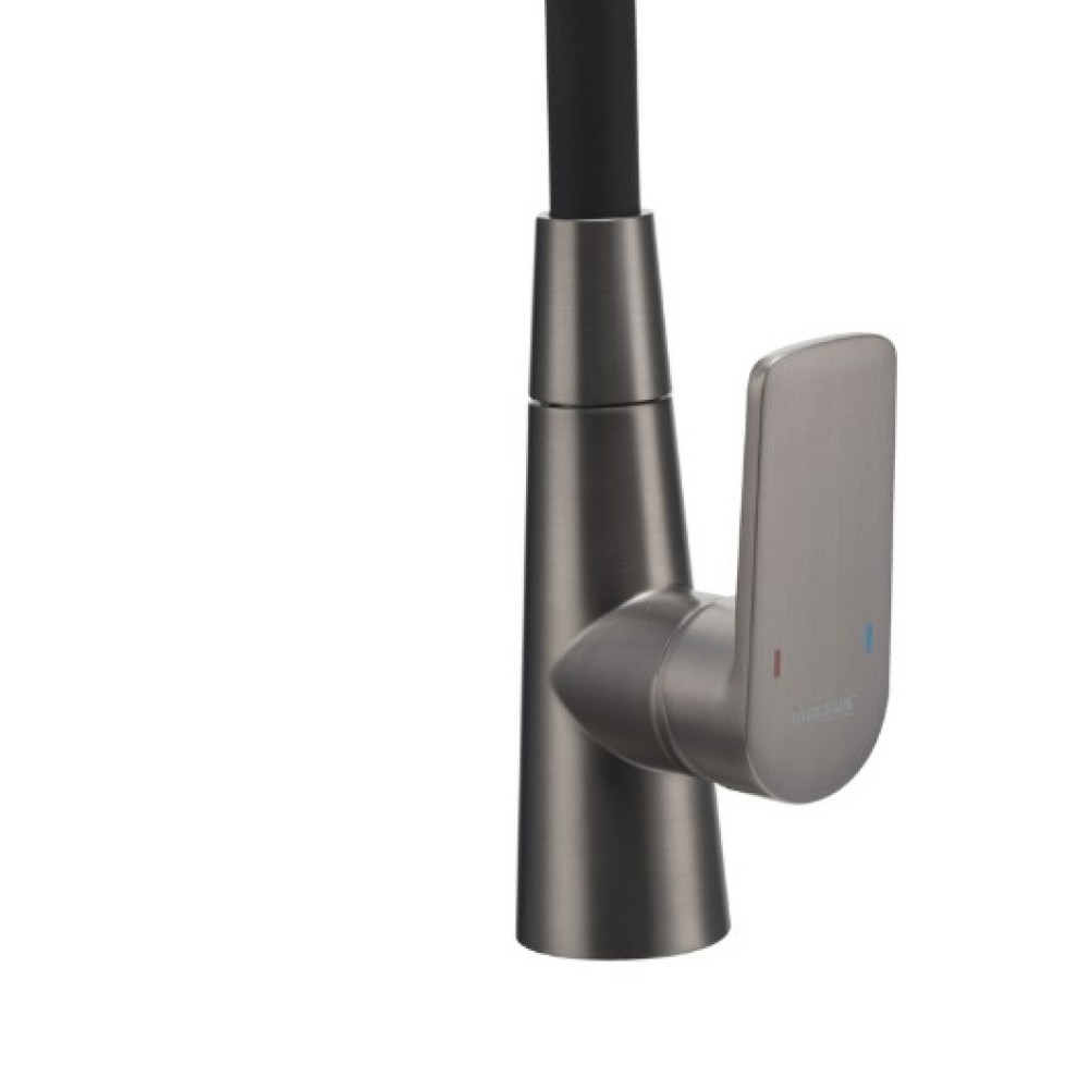 Змішувач для кухні Mixxus Premium Matis 011-T (NUT) Graphite Refl.Black (MI8268)