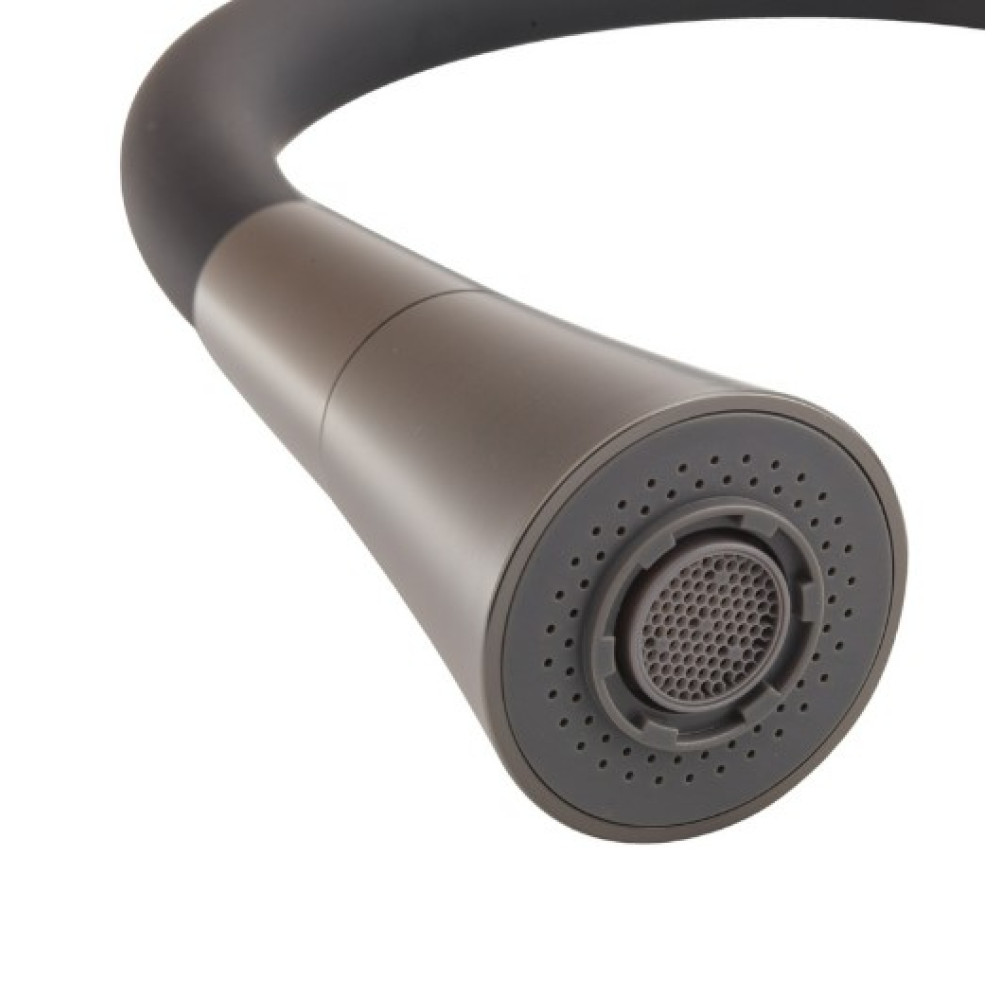 Змішувач для кухні Mixxus Premium Matis 011-T (NUT) Graphite Refl.Black (MI8268)