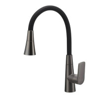 Змішувач для кухні Mixxus Premium Matis 011-T (NUT) Graphite Refl.Black (MI8268)