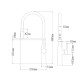 Змішувач для кухні Mixxus PREMIUM PULL 017 REFL.BLACK (MI8277)