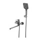 Змішувач для ванни Mixxus Lord 006 Euro Graphite (MI7142)