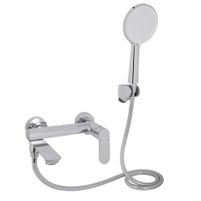 Смеситель для ванны Qtap Evia Chrome QTEVI260CRM47578