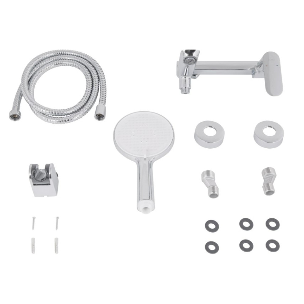 Смеситель для ванны Qtap Evia Chrome QTEVI260CRM47578