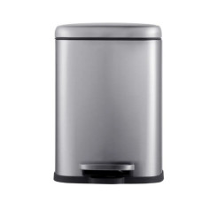 Мусорное ведро Mixxus Premium Style-TC0305 SS Color с плавным закрытием, прямоугольное, 5 л, нержавейка (MI7060)