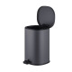 Відро для сміття Mixxus Premium Olivary-TC0105 Graphite з плавним закриттям, овальне, 5 л, графіт (MI7063)