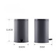 Відро для сміття Mixxus Premium Olivary-TC0105 Graphite з плавним закриттям, овальне, 5 л, графіт (MI7063)
