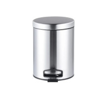 Мусорное ведро Mixxus Ellipse-TC0205 SS Color с плавным закрытием, круглое, 5 л, нержавейка (MI7076)