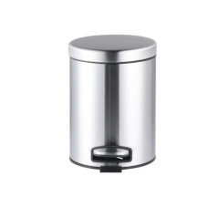 Мусорное ведро Mixxus Ellipse-TC0205 SS Color с плавным закрытием, круглое, 5 л, нержавейка (MI7076)