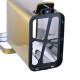 Відро для сміття Mixxus Premium Quadro-TC0105 Brushed Gold з плавним закриттям, прямокутне 5 л золотий (MI8394)