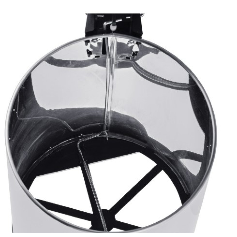 Мусорное ведро Mixxus Ellipse-TC0212 SS Color с плавным закрытием, круглое, 12 л, нержавейка (MI8399)