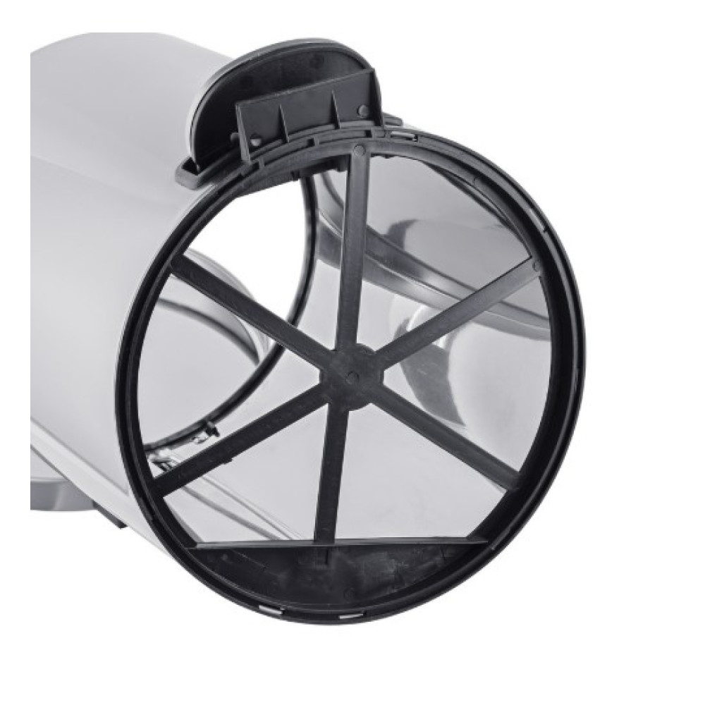 Мусорное ведро Mixxus Ellipse-TC0212 SS Color с плавным закрытием, круглое, 12 л, нержавейка (MI8399)