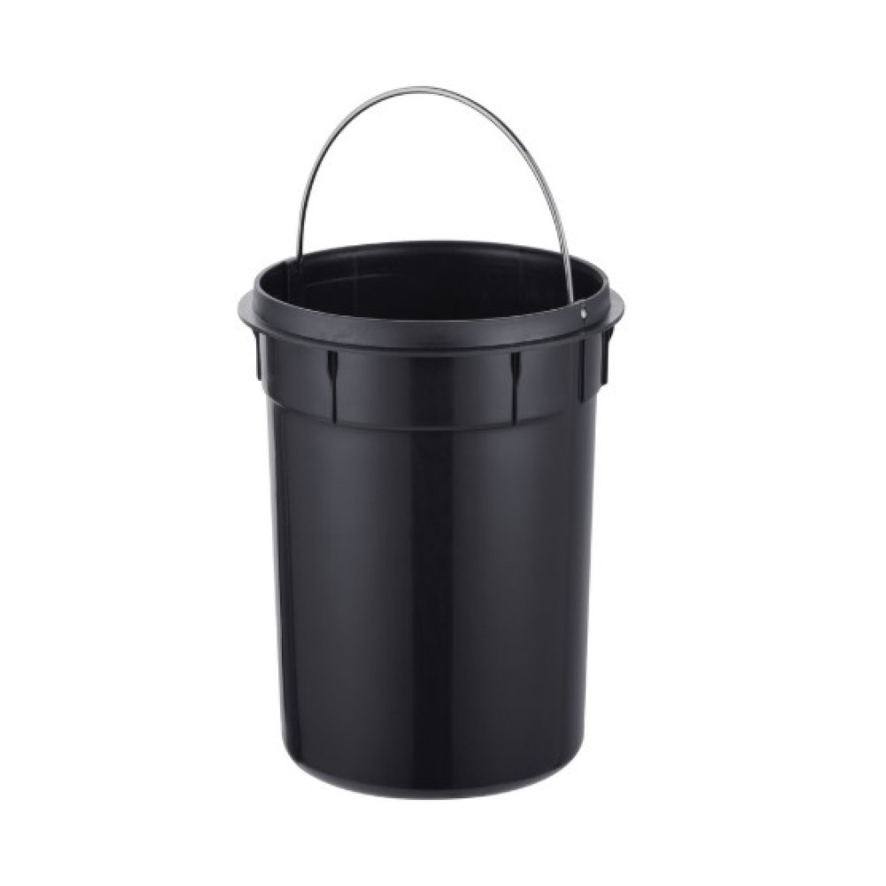 Мусорное ведро Mixxus Ellipse-TC0212 SS Color с плавным закрытием, круглое, 12 л, нержавейка (MI8399)