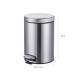 Мусорное ведро Mixxus Ellipse-TC0212 SS Color с плавным закрытием, круглое, 12 л, нержавейка (MI8399)