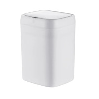 Відро для сміття Mixxus Wave-TC0314 White сенсорне прямокутне 14 л білий (MI8404)
