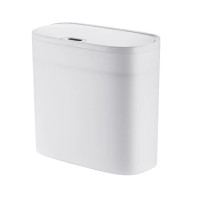 Мусорное ведро Mixxus Wave-TC0414 White сенсорное прямоугольное 14 л белый (MI8405)