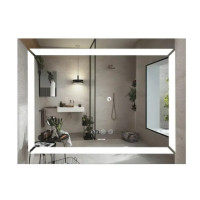 Дзеркало Mixxus Light MR01-90x70 (годинник, LED-підсвічування, антизапотівання) (MI5999)