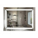 Дзеркало Mixxus Light MR01-90x70 (годинник, LED-підсвічування, антизапотівання) (MI5999)