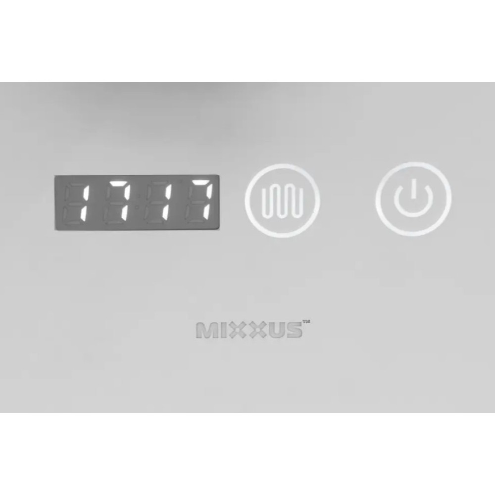 Дзеркало Mixxus Light MR01-70x50 (годинник, LED-підсвічування, антизапотівання) (MI6000)