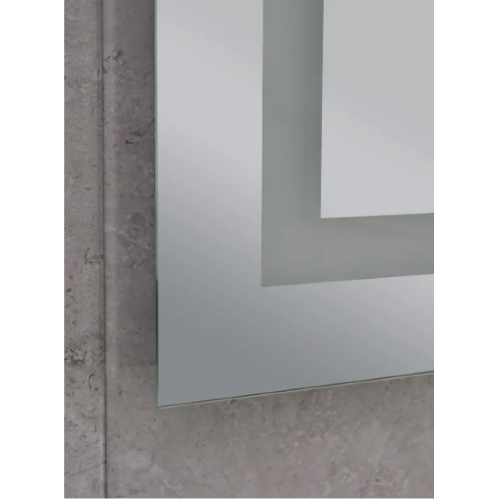 Дзеркало Mixxus Hard MR06-50x80 (годинник, LED-підсвічування, антизапотівання) (MI6011)