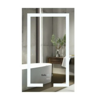 Зеркало Mixxus Hard MR06-50x80 (часы, LED-подсветка, антизапотевка) (MI6011)