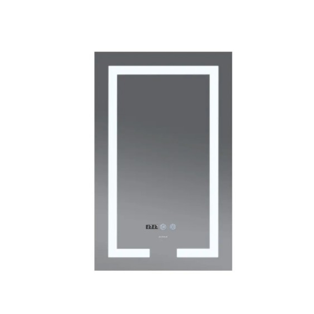 Дзеркало Mixxus Hard MR06-50x80 (годинник, LED-підсвічування, антизапотівання) (MI6011)