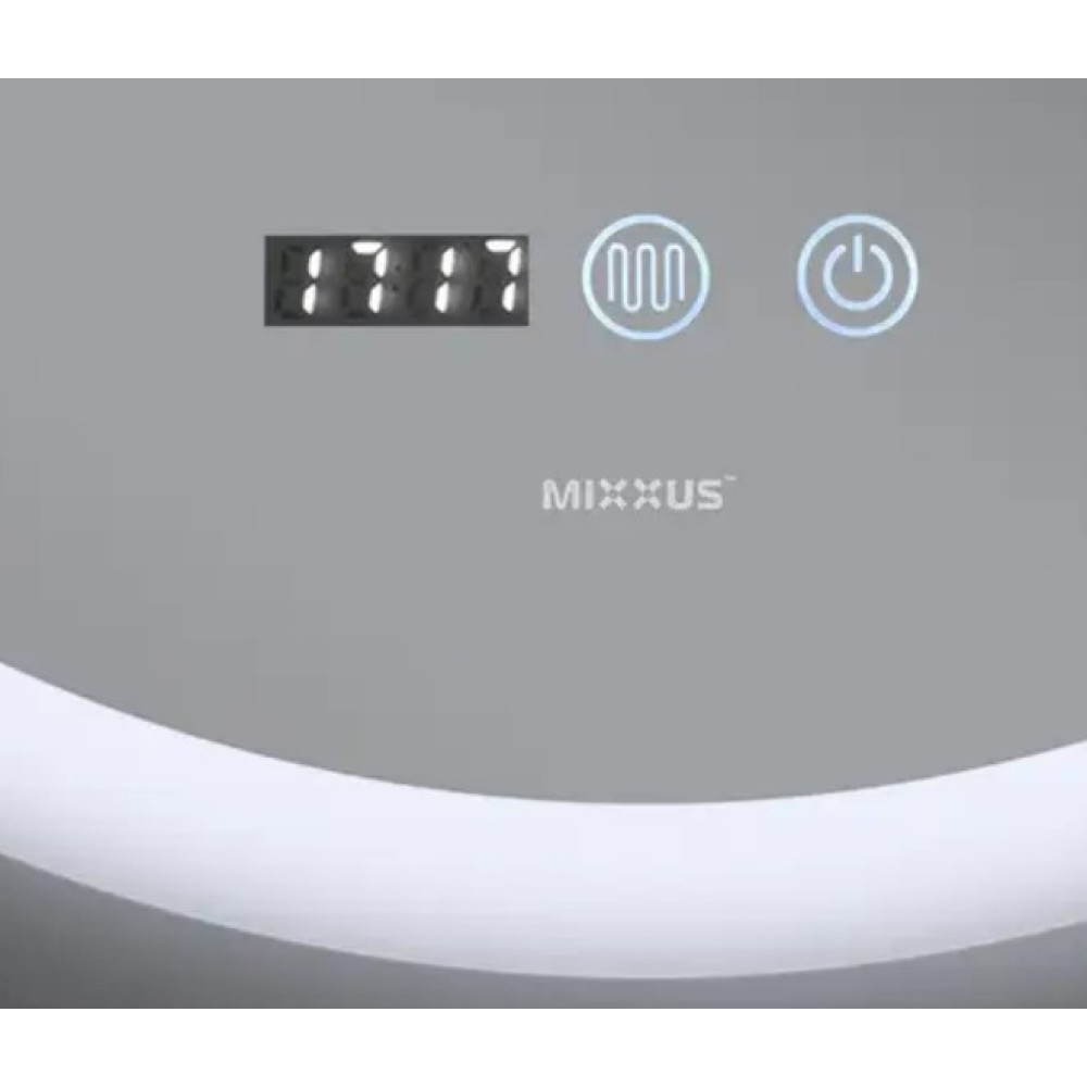 Зеркало Mixxus Plain MC10-60 (часы, LED-подсветка, антизапотевание) (MI6013)