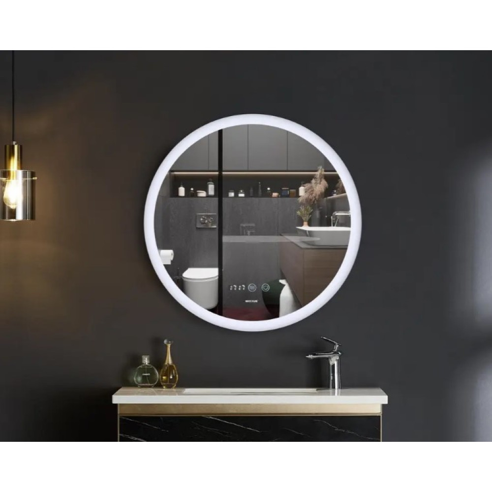 Зеркало Mixxus Plain MC10-60 (часы, LED-подсветка, антизапотевание) (MI6013)