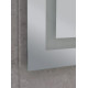 Зеркало Mixxus HARD MR06-50x80-CASE с LED Touch, Anti-fog, димером, рег. яркости, часами (MI6657)