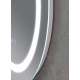 Зеркало Mixxus PLAIN MC02-60-CASE с LED Touch, Anti-fog, димером, рег. яркости, часами (MI6661)